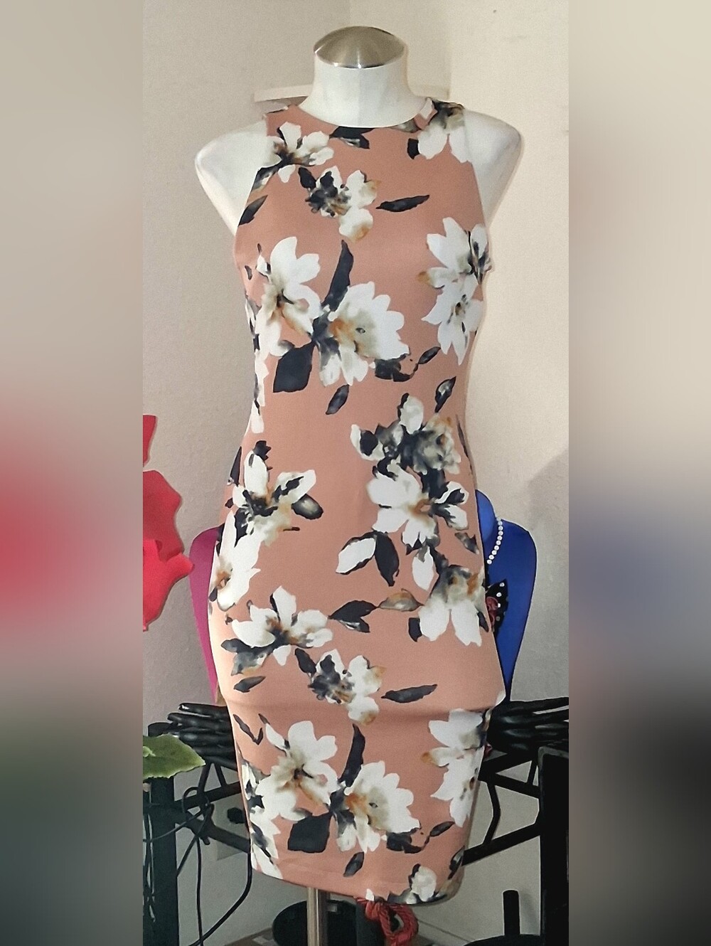 👗IT'S A SALE!! Floral Mini Dress in Blush Color👗
